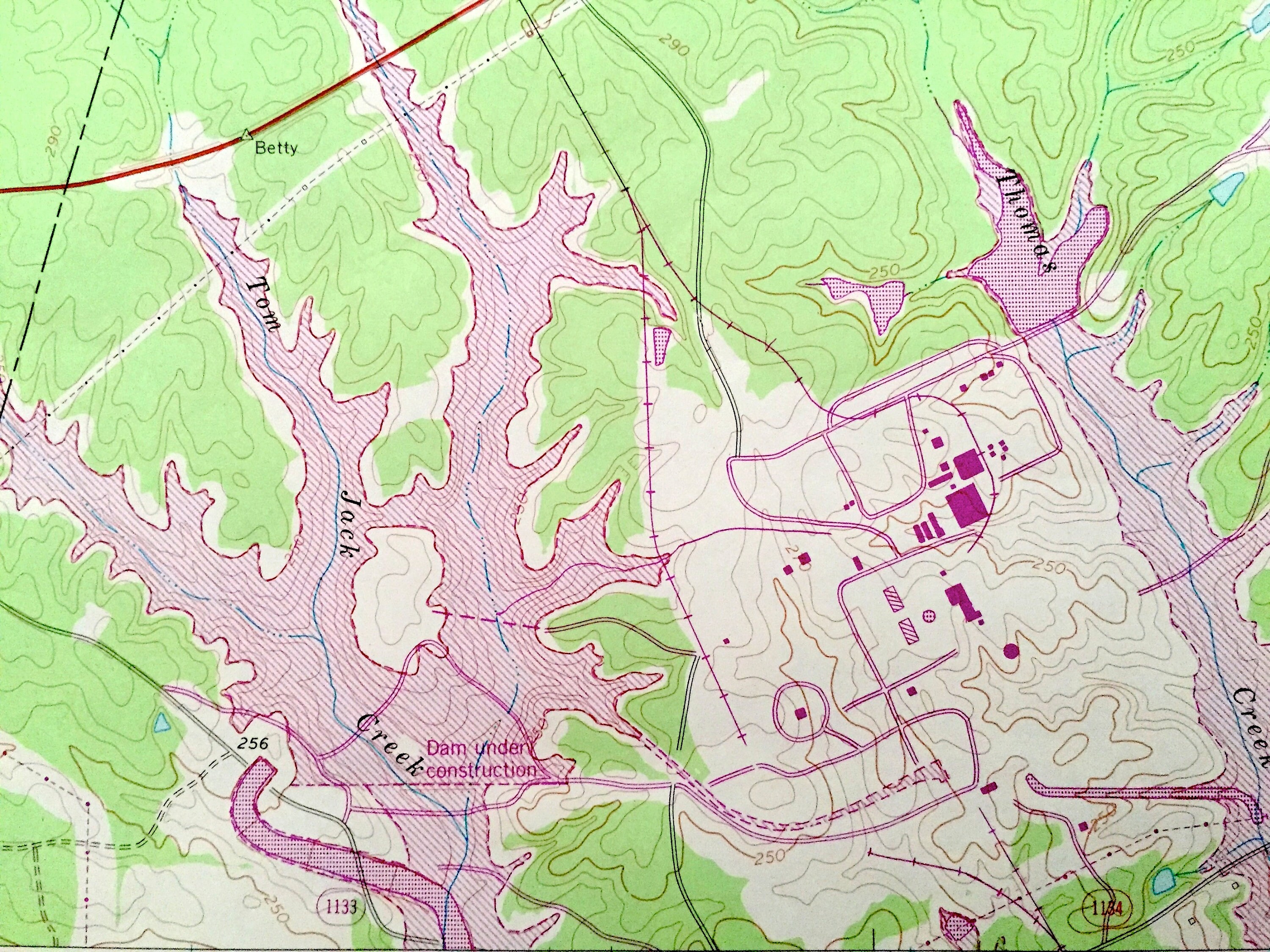 Antique New Hill North Carolina 1974 US Geological Survey Etsy
