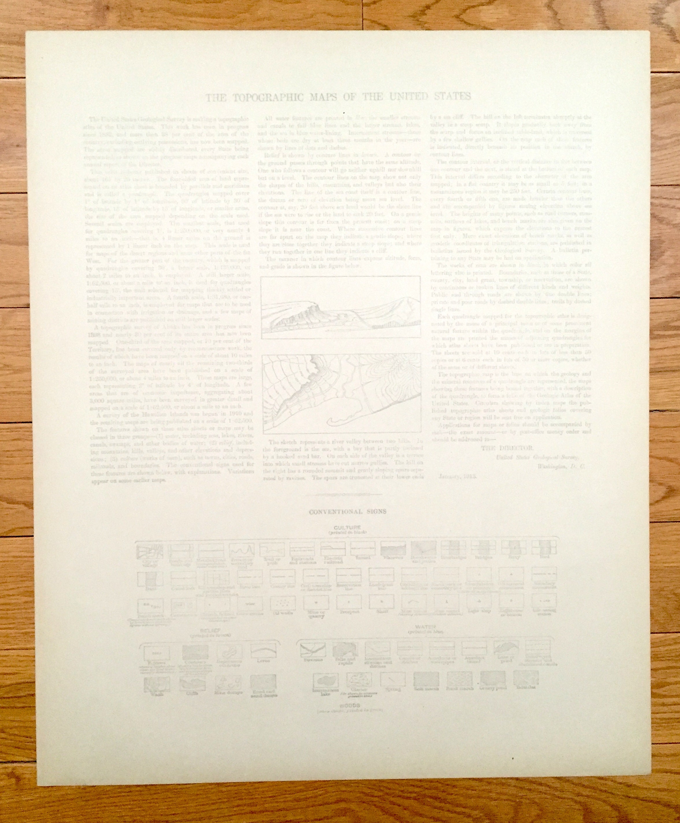 Antique Sebago Lake, Maine 1898 US Geological Survey Topographic Map ...