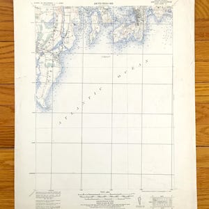 Antike Newport, Rhode Island 1911 US Geologische Untersuchung Topographische Karte - Jamestown, Mittlere Stadt, Wakefield, Kingston Point Judith Galilee RI