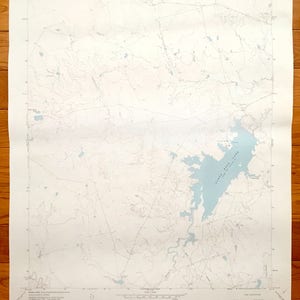 Antike Santa Rosa Lake, Texas 1966 US Geologische Untersuchung Topographische Karte - Santa Rosa Ranch, Wilbarger County, Four Corners Cow Camp, Tex