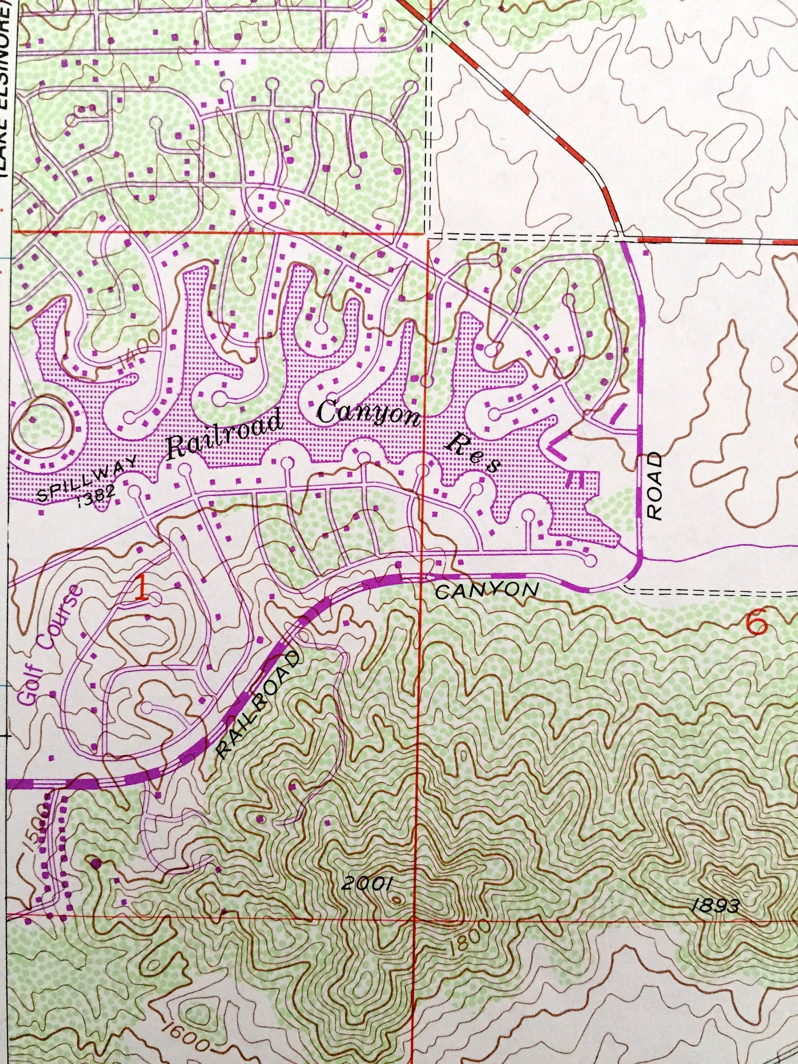 Antique Romoland California 1953 US Geological Survey Etsy Hong Kong