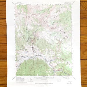 Antike Creede, Colorado 1959 US Geologische Dienst Topographische Karte - Mineral, Saguache County, Sunnyside, Rio Grande National Forest, CO