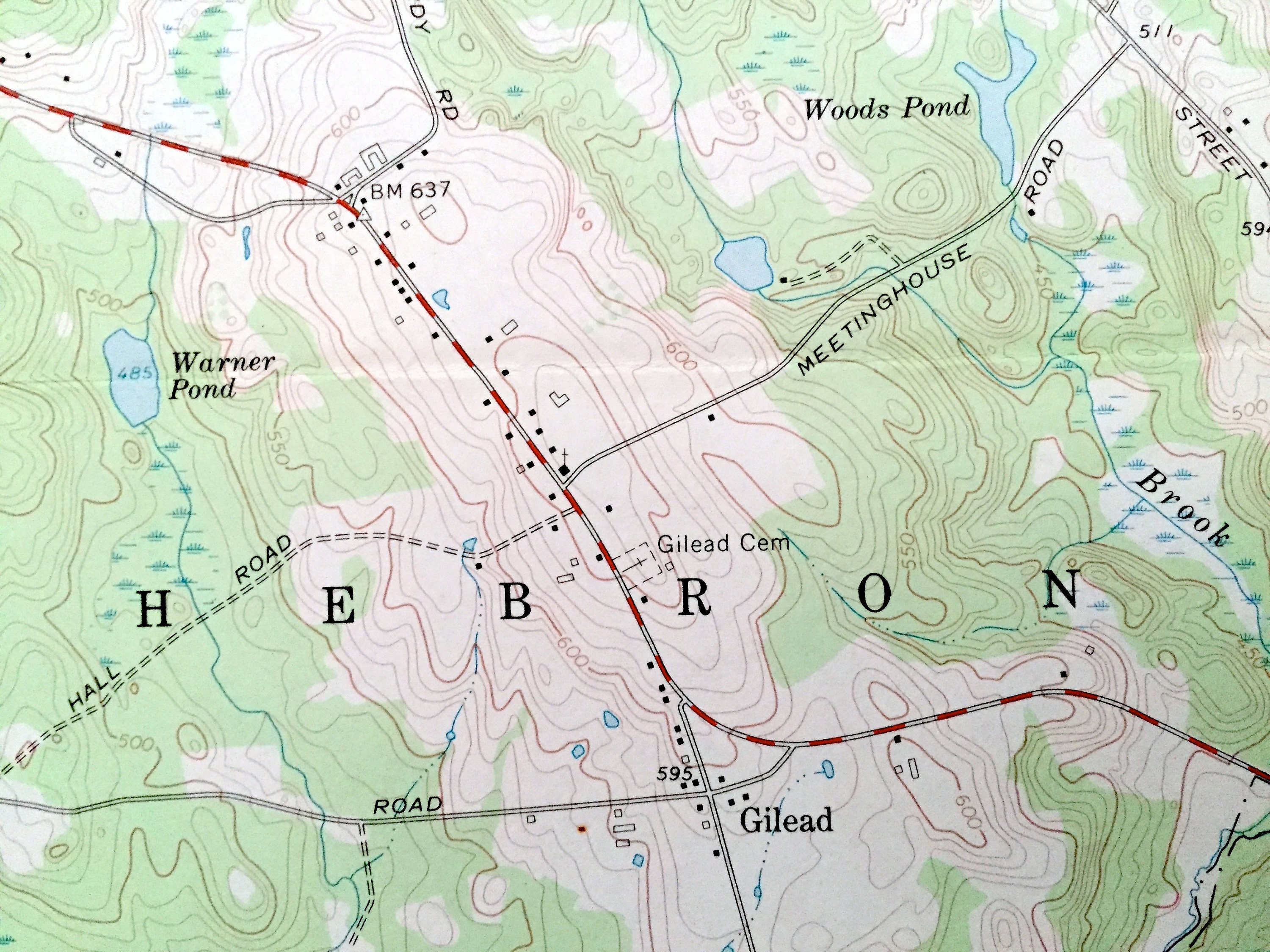 Antique Marlborough Connecticut 1967 US Geological Survey Etsy