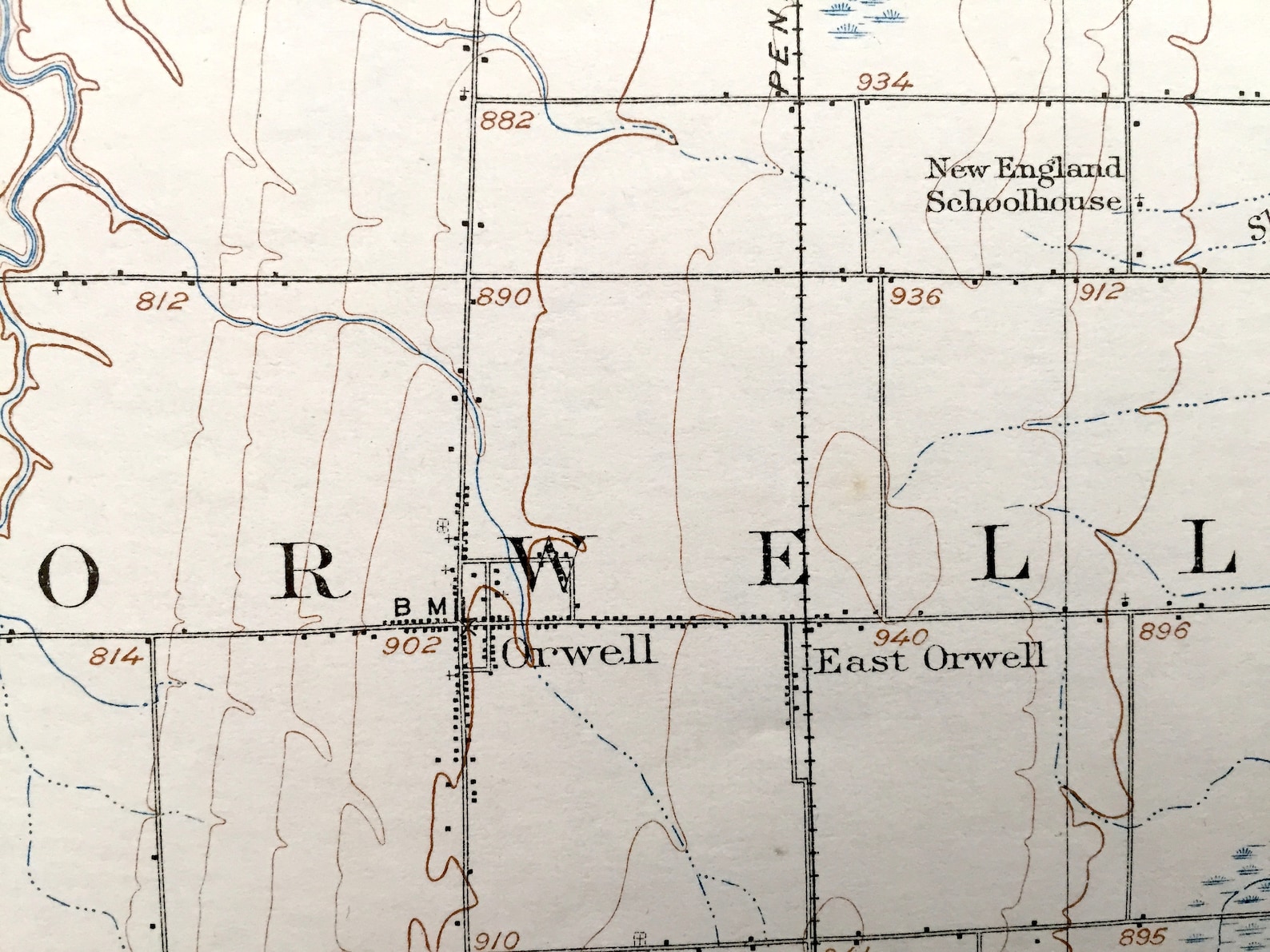 Antique Jefferson Ohio 1907 US Geological Survey Topographic Etsy