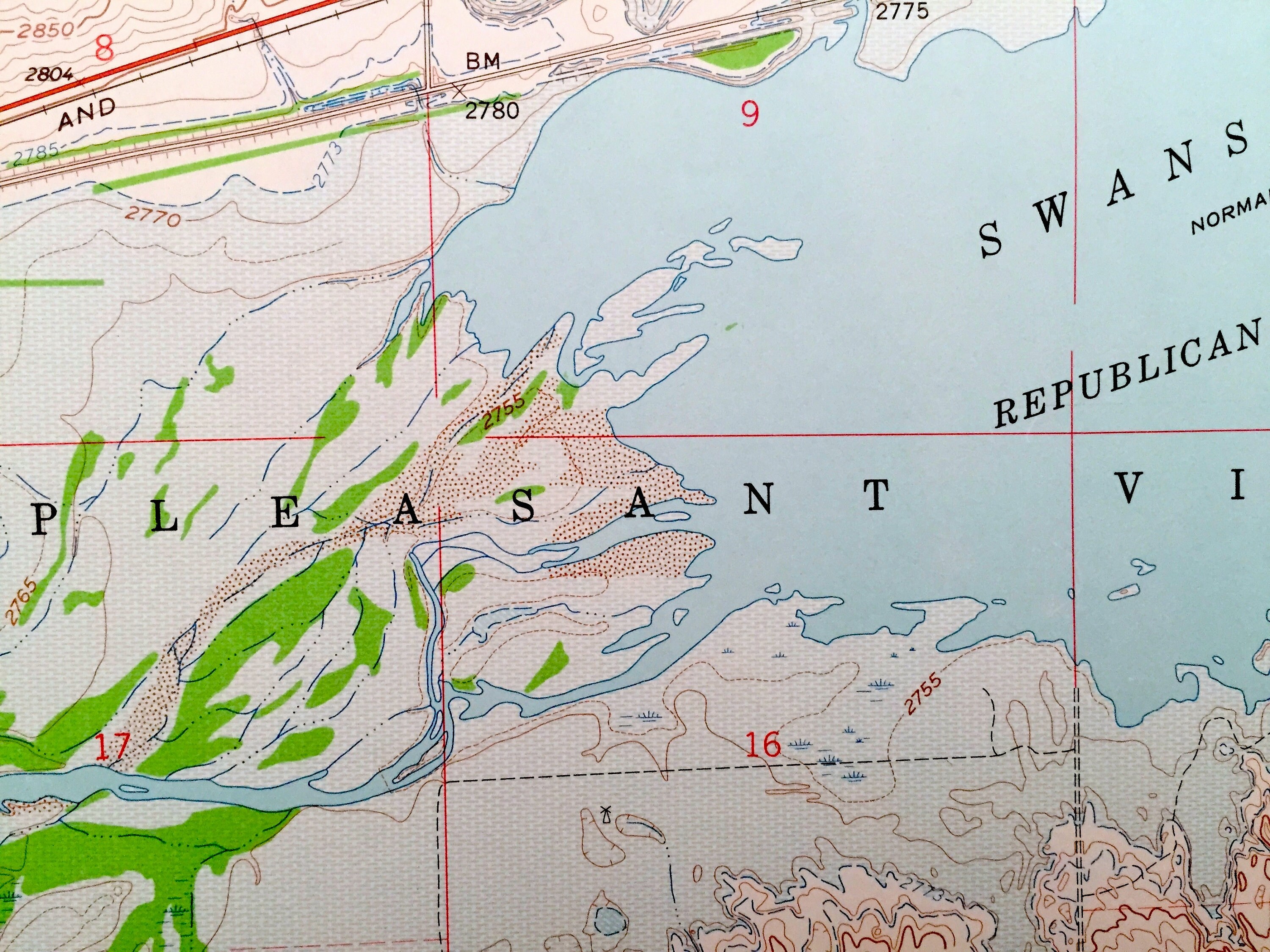 Antique Stratton Nebraska 1962 US Geological Survey Etsy
