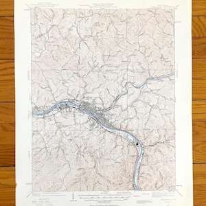 Mapa topográfico antiguo de Charleston, Virginia Occidental, 1931, Servicio Geológico de Estados Unidos: Kanawha, condado de Putnam, Malden, Spring Hill, Arbutus, Wallace, WV