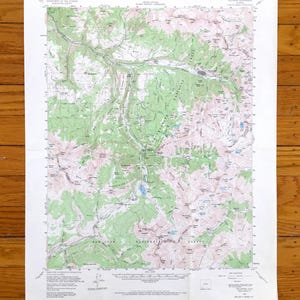 Antique Telluride, Colorado 1955 US Geologische Dienst Topographische Karte - San Miguel, Ouray, Dolores, Ophir, Pandora, Uncompahgre, San Juan CO