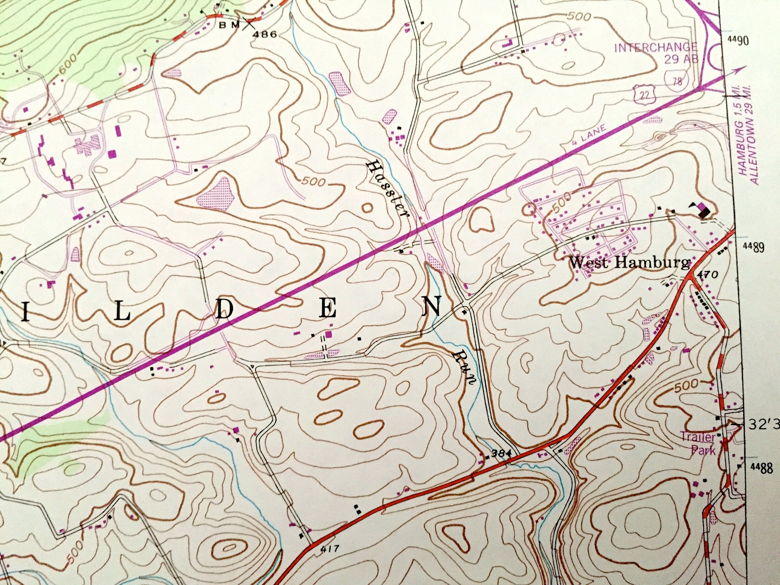Antique Auburn Pennsylvania 1945 US Geological Survey Etsy