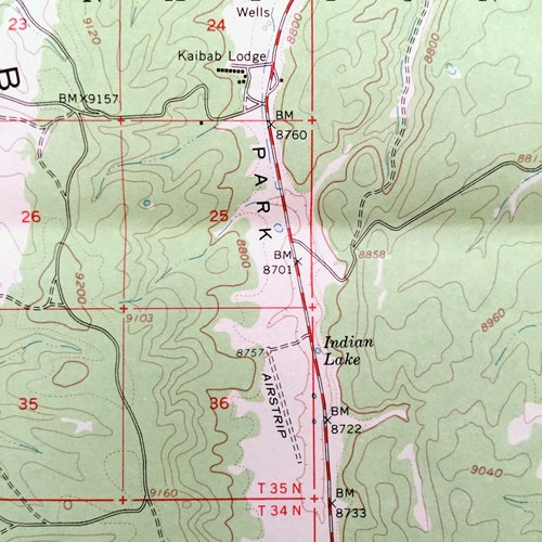 Antique Grand Canyon, Arizona 1962 US Geological Survey Topographic Map – Kaibab National Forest, Navajo, Mohave, Colorado River Coconino shops AZ