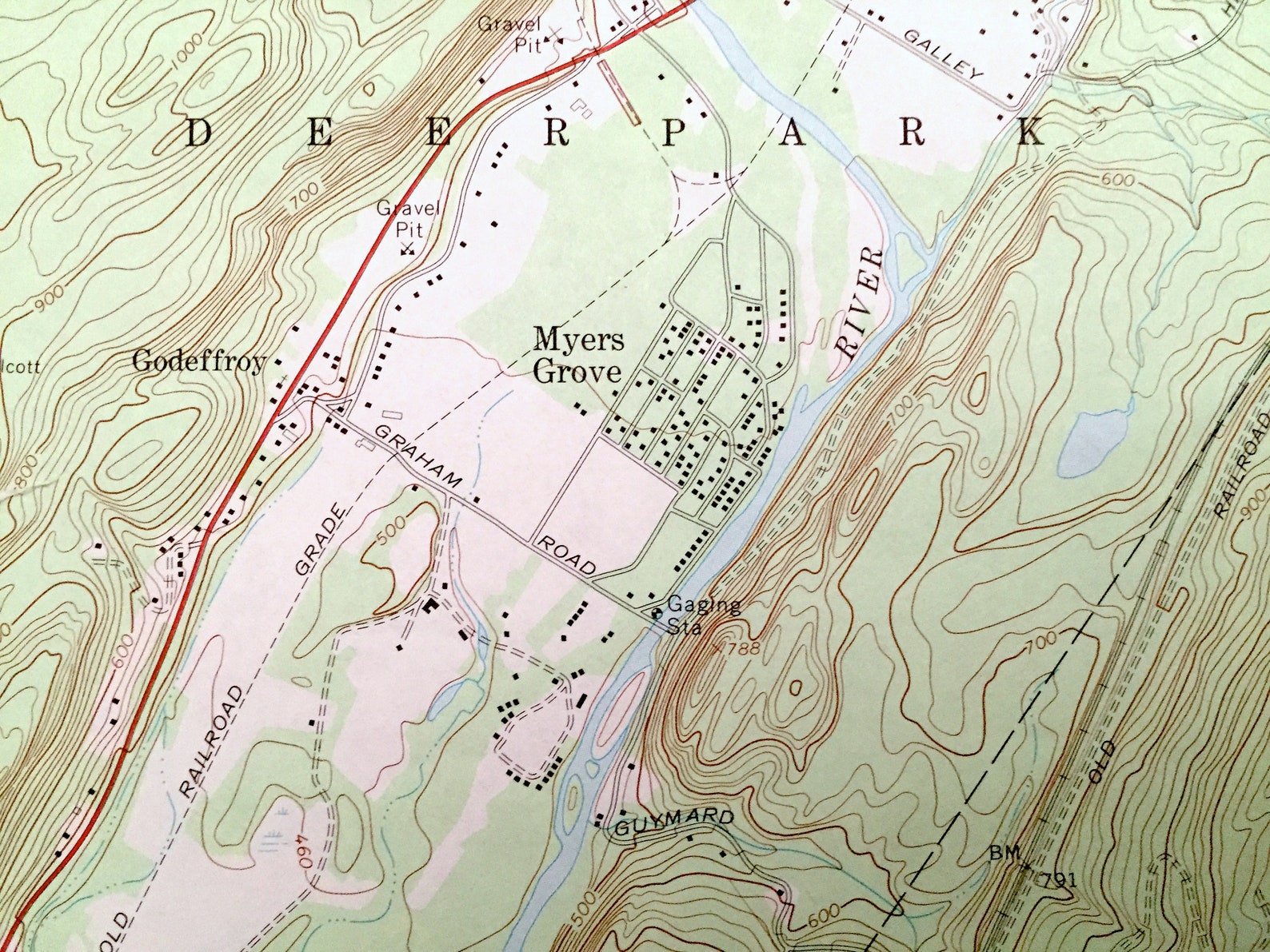 Antique Otisville New York 1969 US Geological Survey Etsy UK
