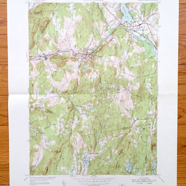 Map of Sturbridge Etsy