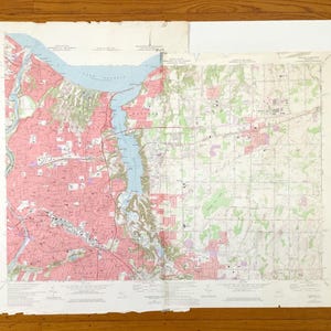 Antike Topographische Karte von Rochester, New York 1971 – Monroe County, Webster, Griechenland, Penfield, Irondequoit, Ontario, NY