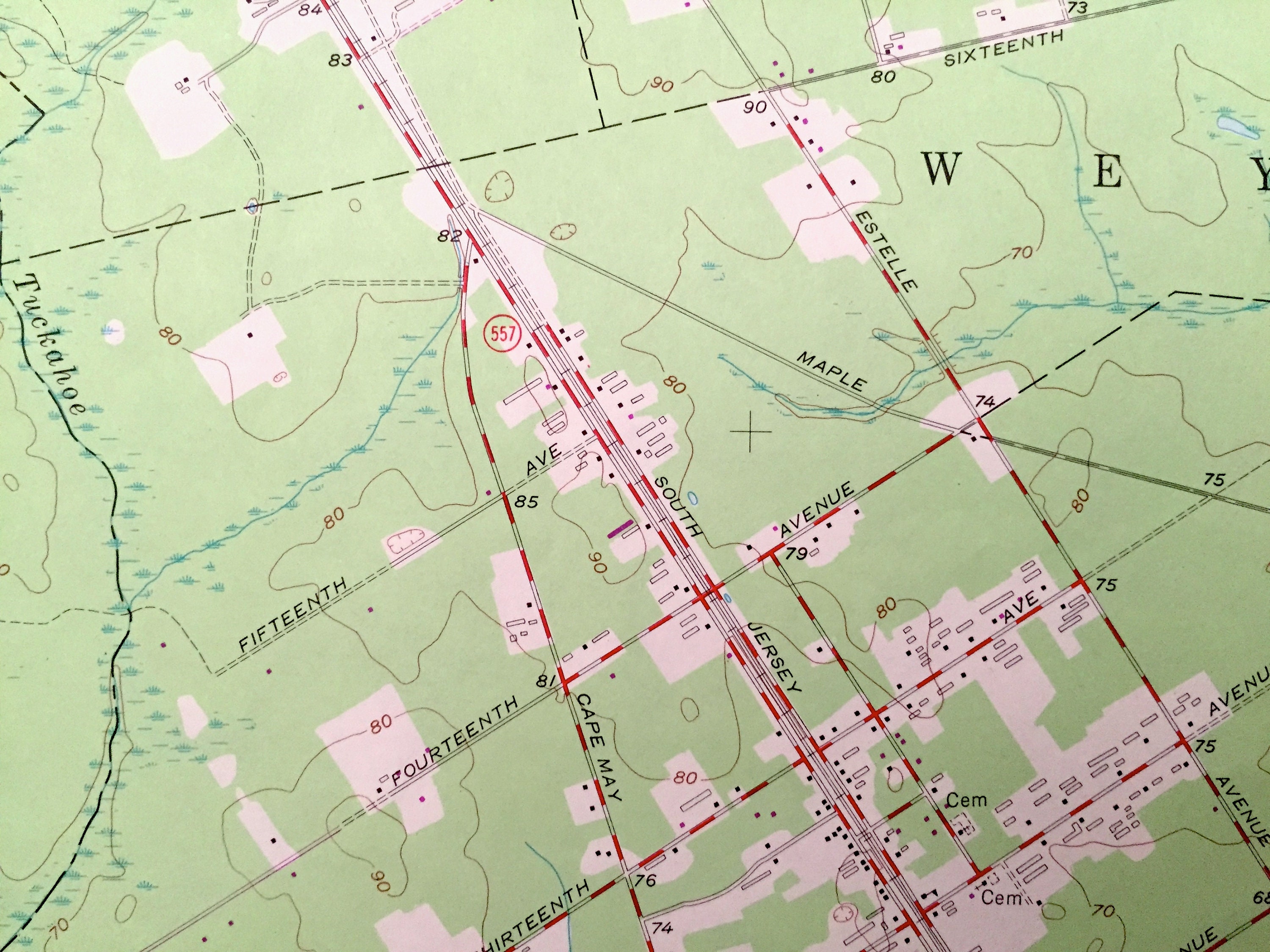 Antique Dorothy New Jersey 1956 US Geological Survey Etsy