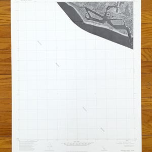 Antique Newport Beach, Californie, 1974 US Geological Survey, carte orthophotos - Santa Ana, Huntington, Corona del Mar, comté d'Orange, Californie