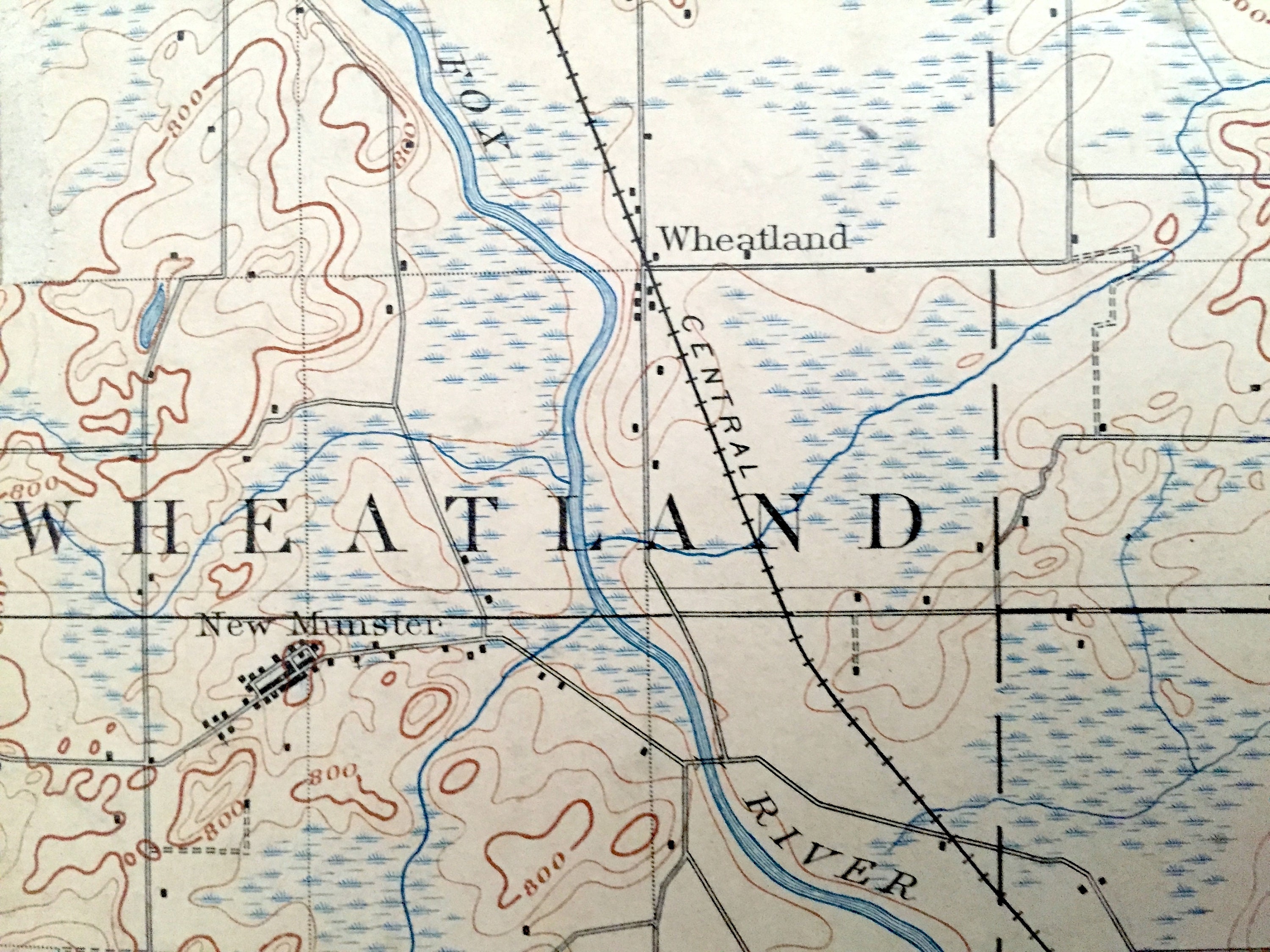 Antique Silver Lake Wisconsin 1906 US Geological Survey Etsy UK