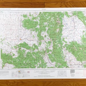 Antike Craig, Colorado 1964 US Geologische Dienst Topographische Karte - Steamboat Springs, Routt National Forest, Howelsen Hill Ski Region, Yampa