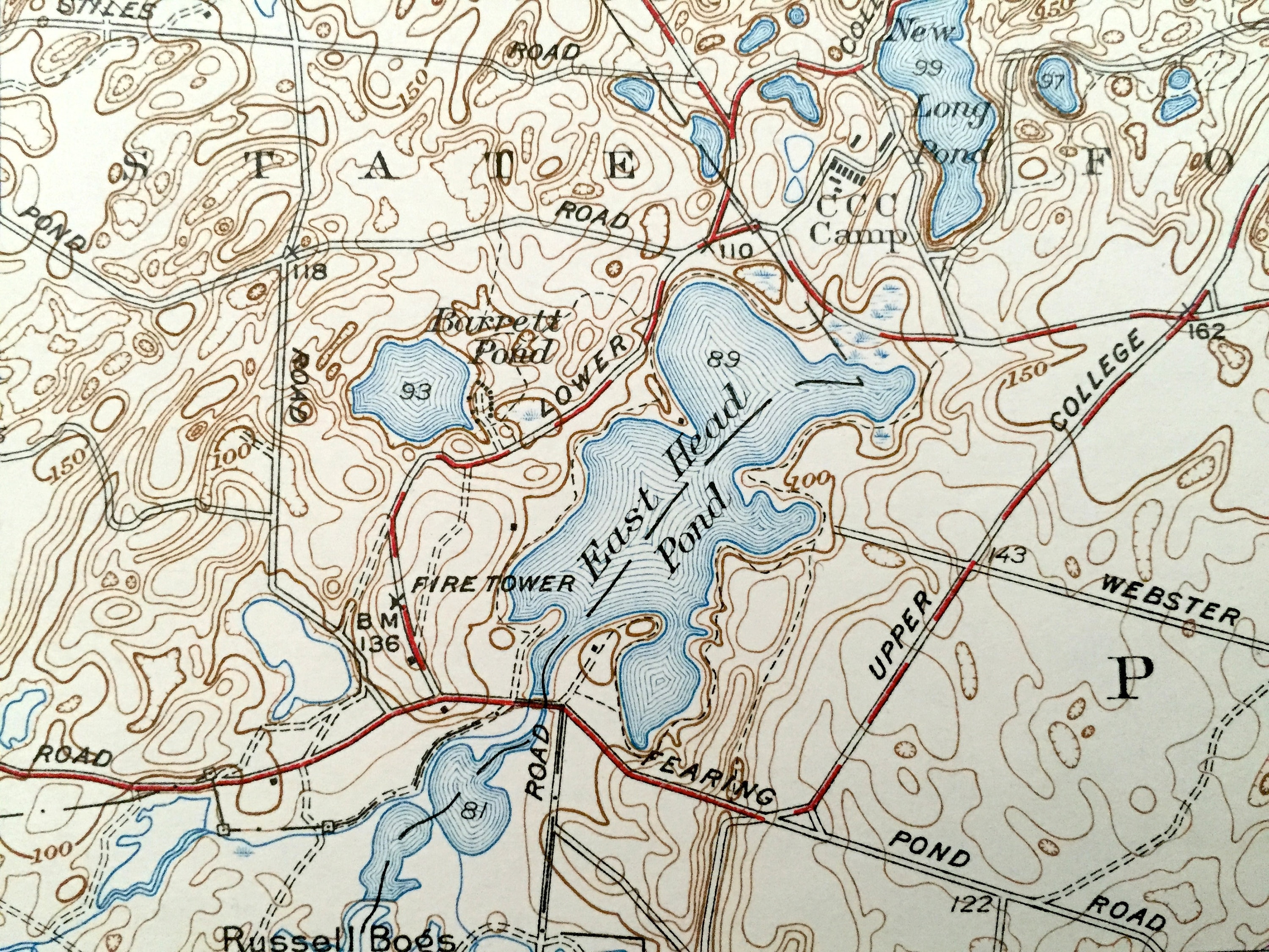 Antique Wareham Massachusetts 1939 US Geological Survey Etsy