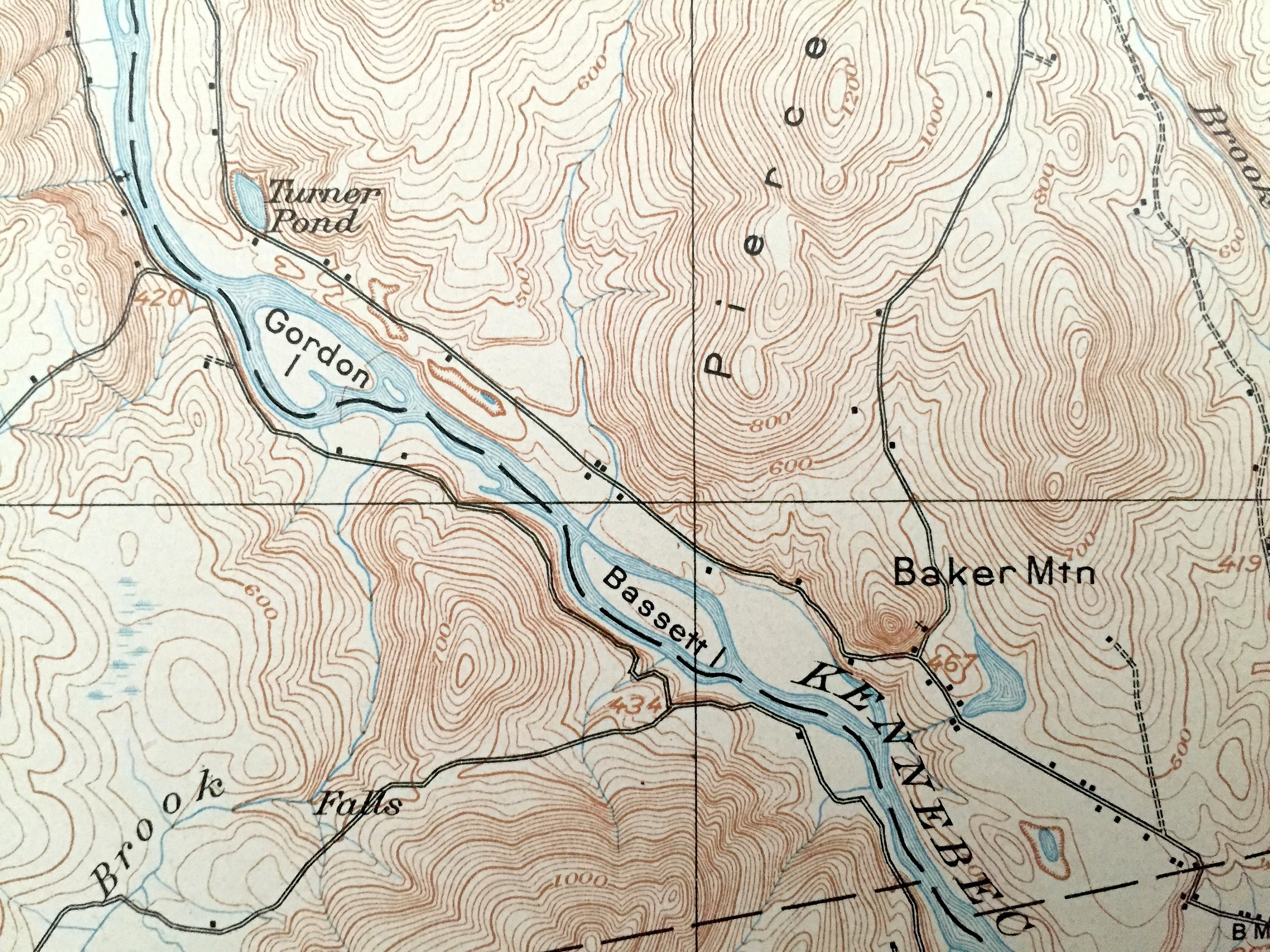Antiguo Bingham Maine 1905 Mapa topográfico del servicio Etsy