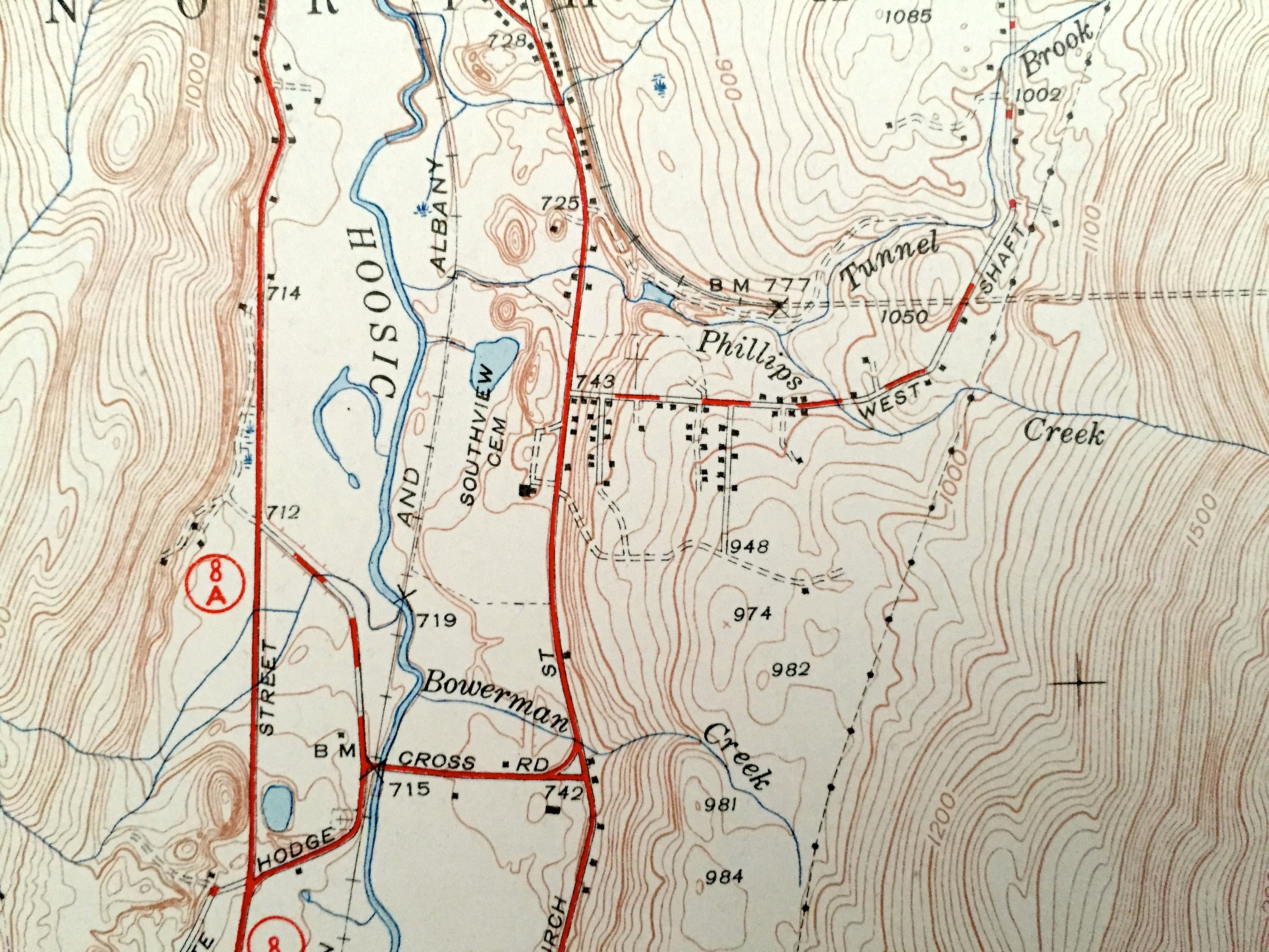 Antique North Adams Massachusetts 1948 US Geological Survey Etsy