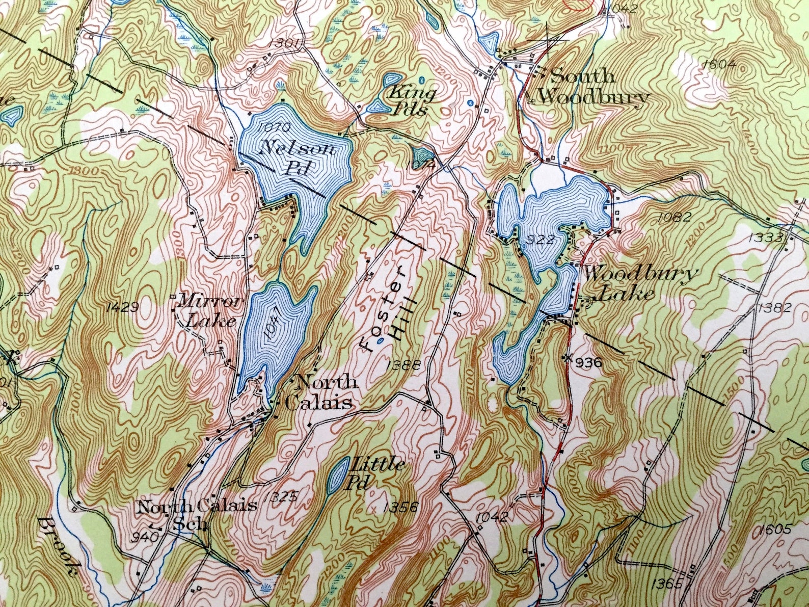 Antique Plainfield Vermont 1953 US Geological Survey Etsy