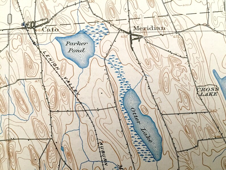 Antique Weedsport New York 1902 US Geological Survey Etsy