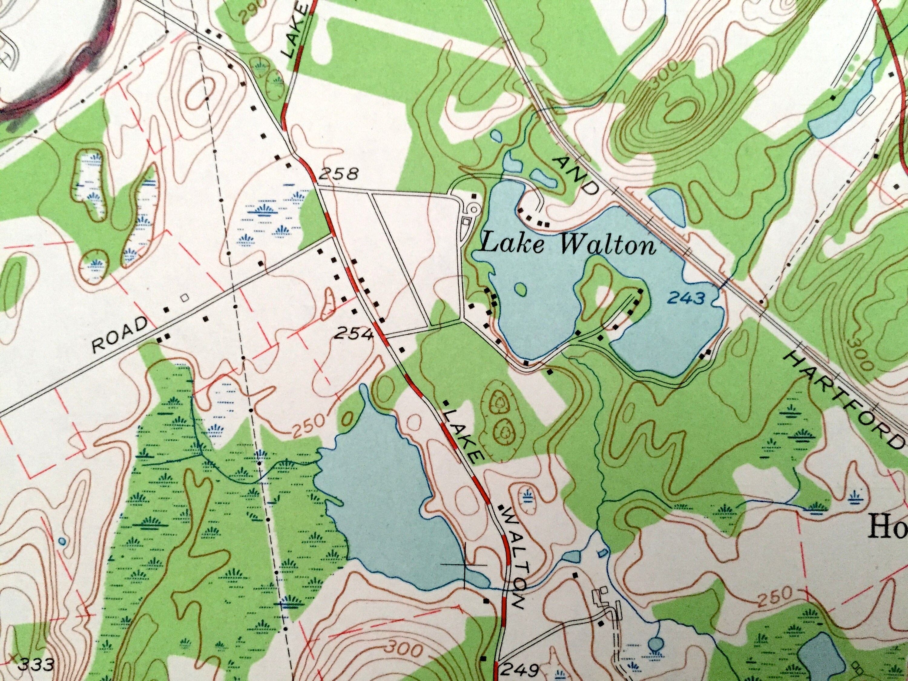 Antique Hopewell Junction New York 1957 US Geological Survey Etsy