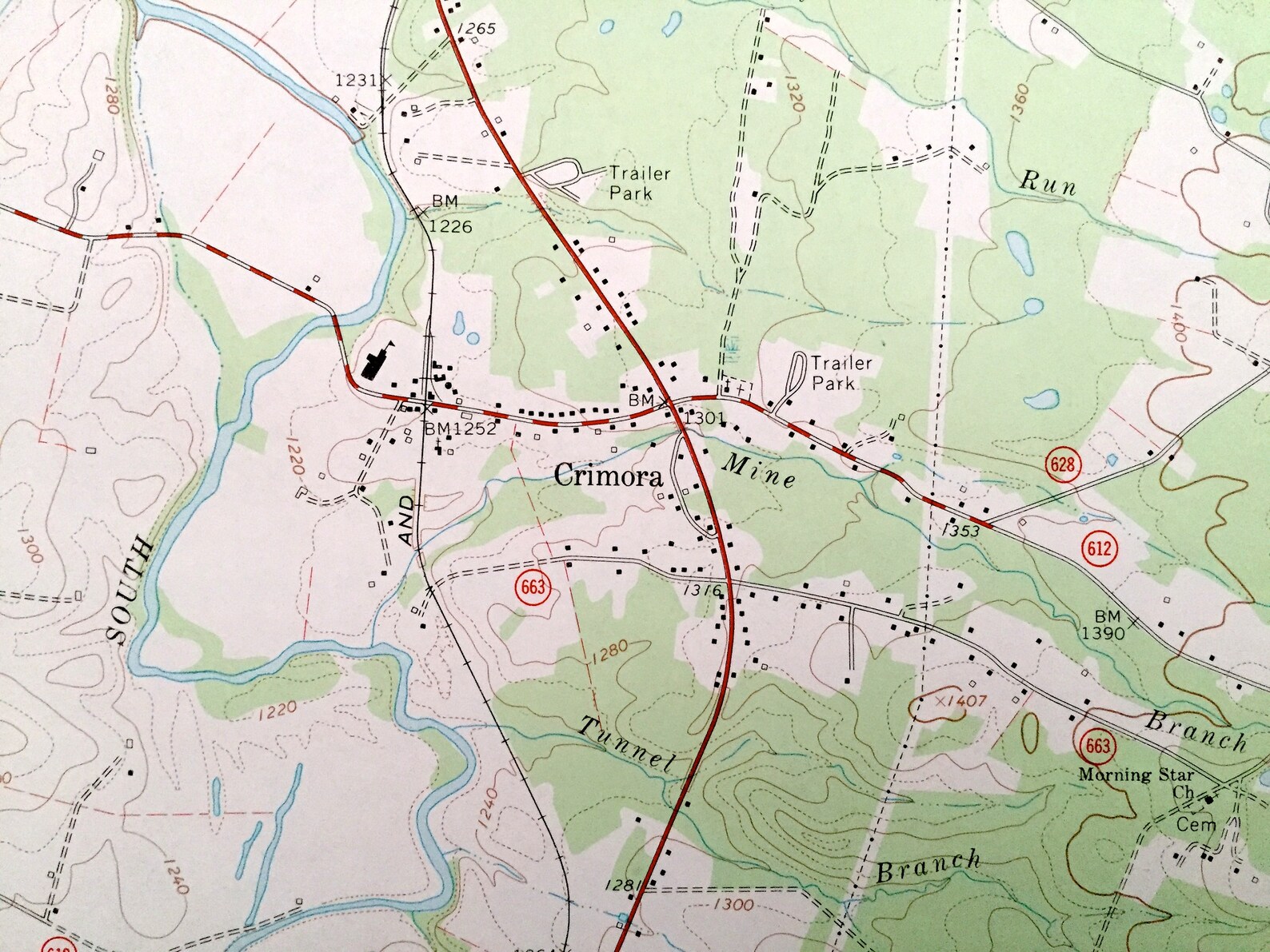 Antique Crimora Virginia 1965 US Geological Survey Etsy