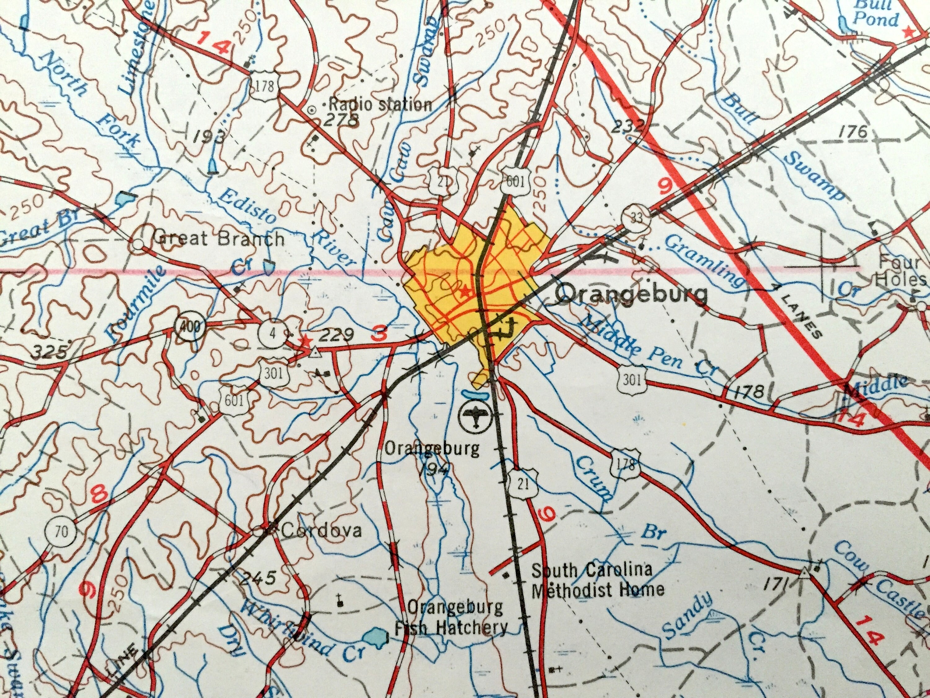 Antique Augusta Georgia 1957 US Geological Survey Topographic - Etsy