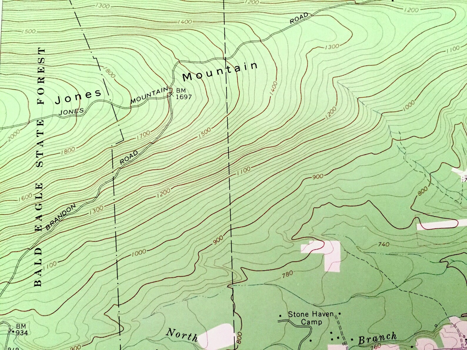 Antique Mifflinburg Pennsylvania 1965 US Geological Survey Etsy