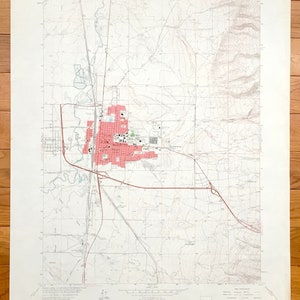 Carte topographique de Laramie, Wyoming, 1963 US Geological Survey - Comté d'Albany, West, River, Soldier Creek, City Springs, WY
