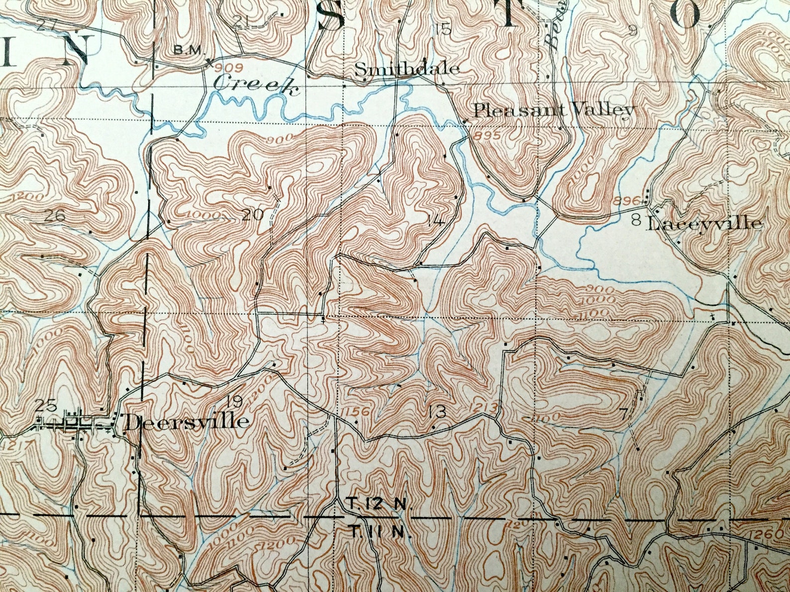 Antique Scio Ohio 1904 US Geological Survey Topographic Map Etsy