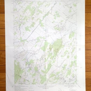 Antique Pine Island, New York 1969 Carte topographique de l’US Geological Survey – Orange County, Wawayanda, Minisink, NY, Sussex County, Vernon, NJ