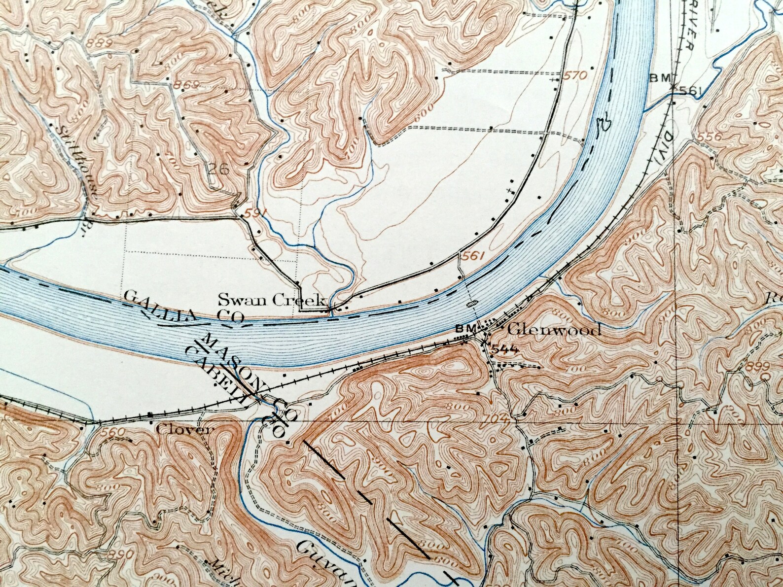 Antique Glenwood West Virginia 1908 US Geological Survey Etsy