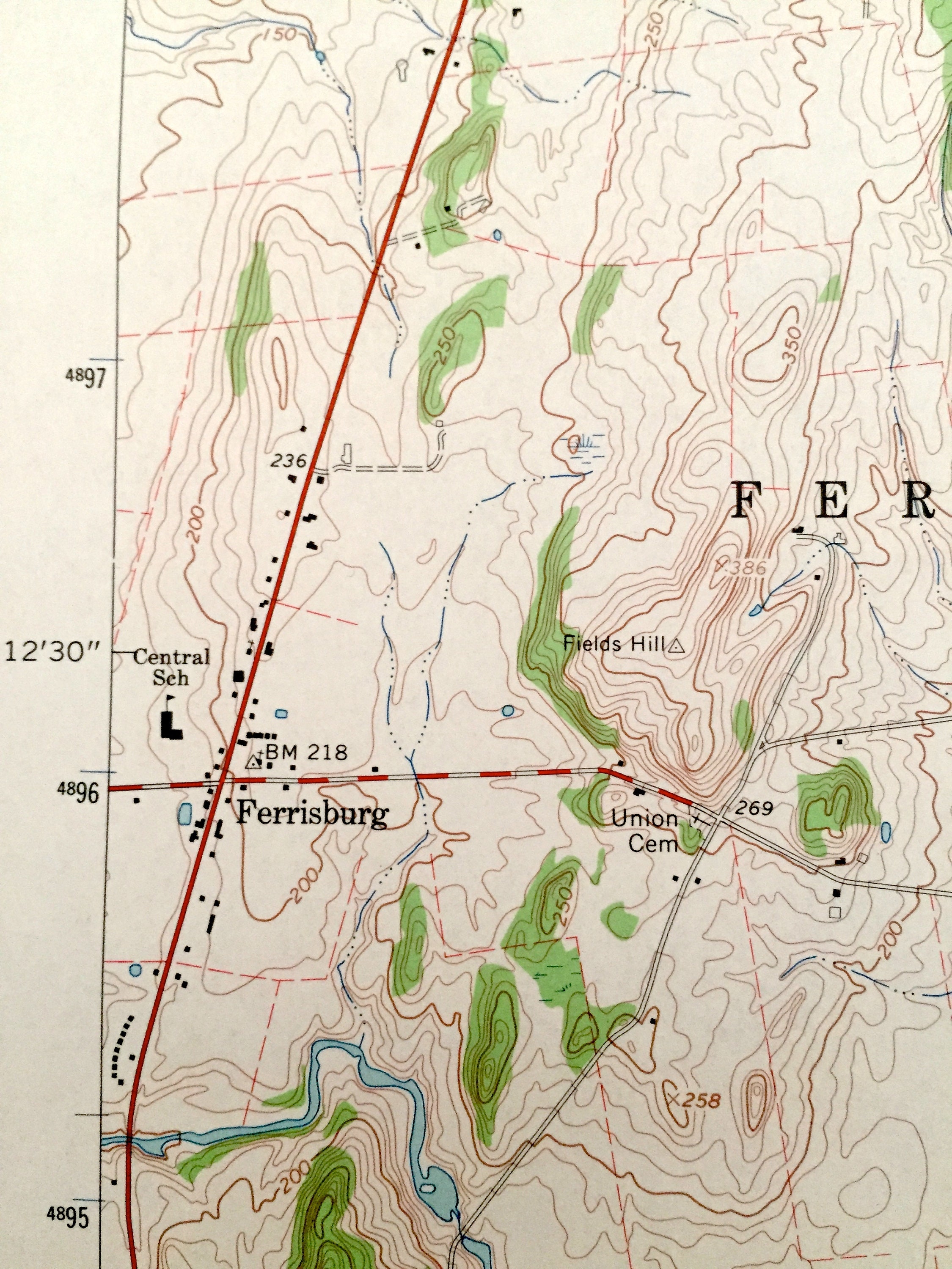 Antique Monkton Vermont 1963 US Geological Survey Topographic Etsy