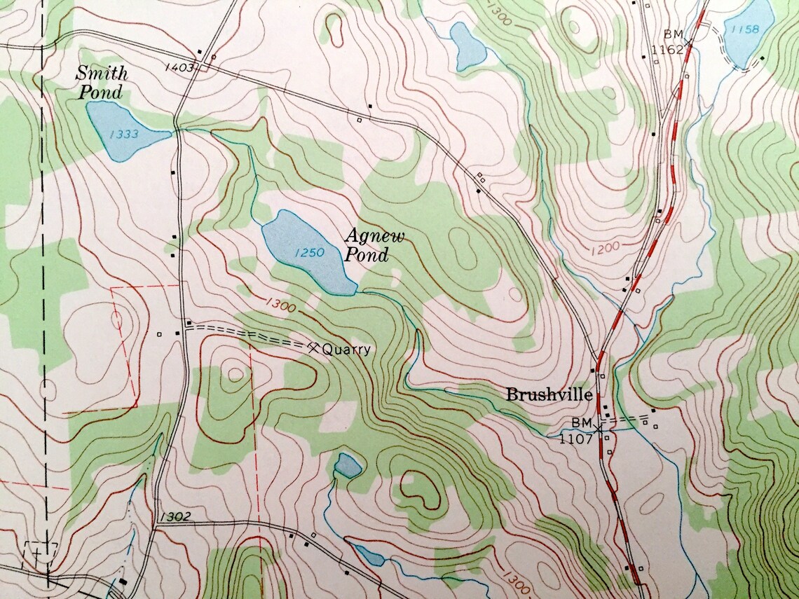 Antique Le Raysville Pennsylvania 1967 US Geological Survey Etsy