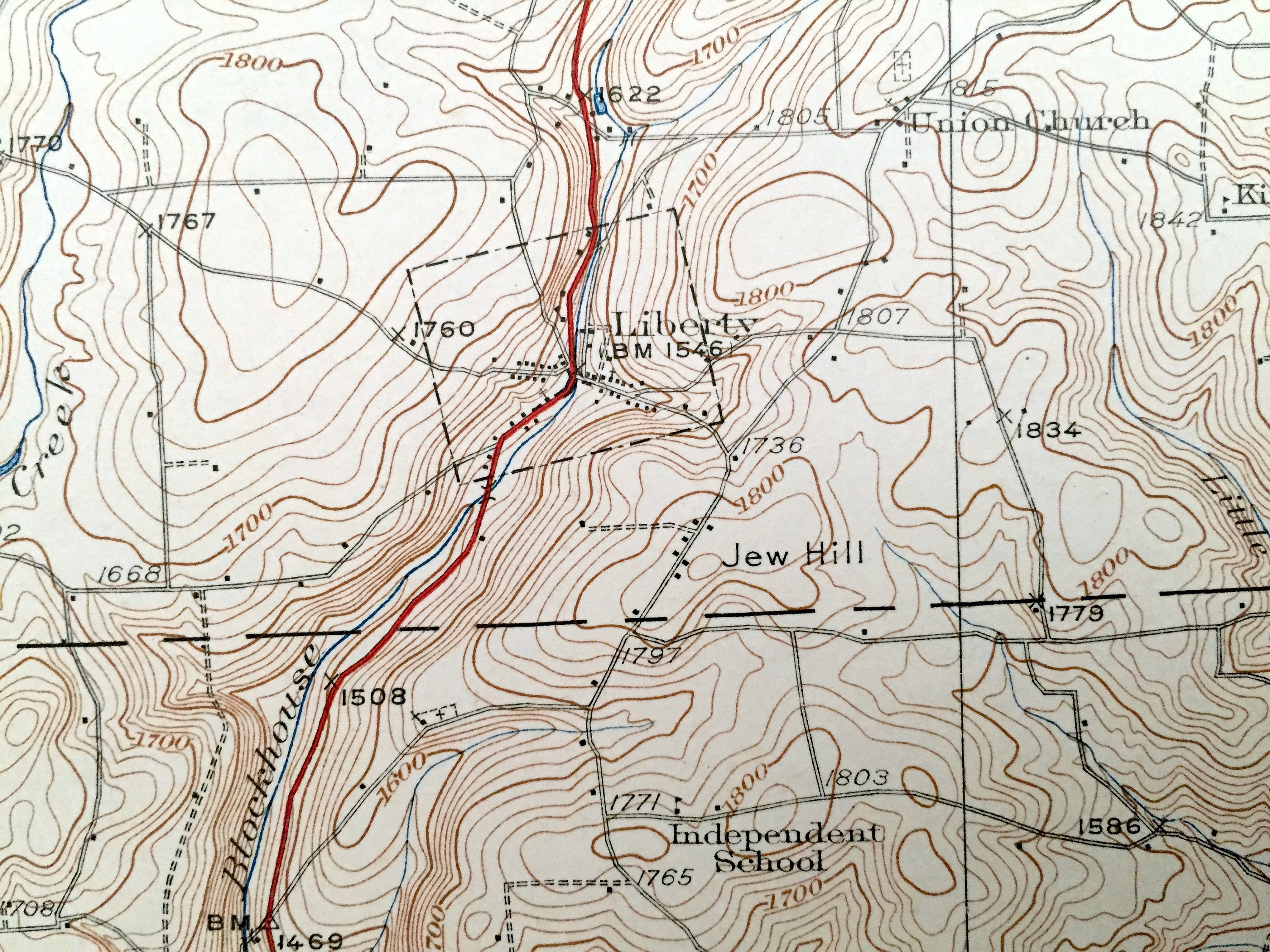 Antique Blossburg Pennsylvania 1927 US Geological Survey Etsy
