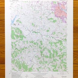 Antieke Petaluma, Californië, 1953 US Geological Survey topografische kaart – Hicks Valley, Laguna Lake, Chileno Valley, Marin, Sonoma County, CA