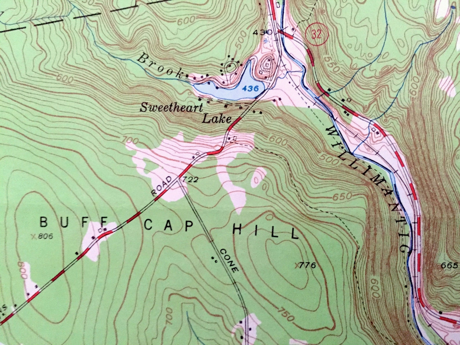 Antique Stafford Springs Connecticut 1952 US Geological Etsy