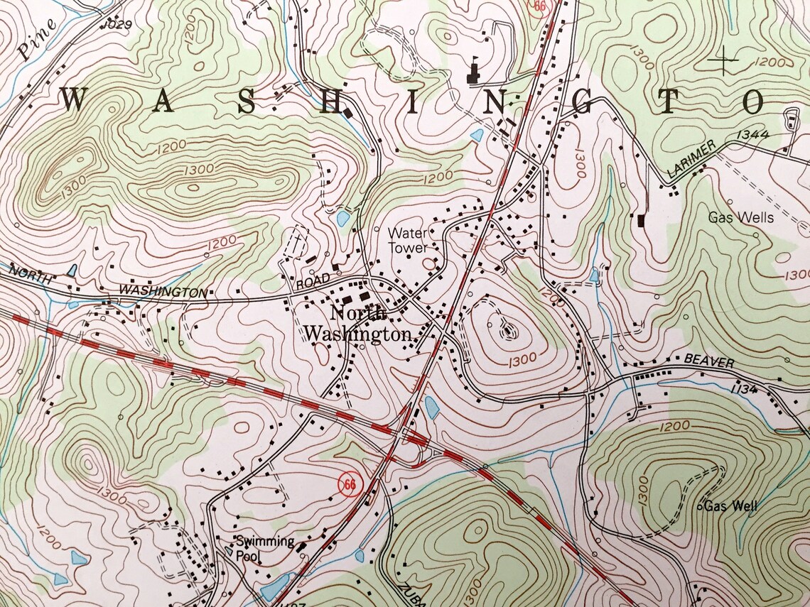 Antique Vandergrift Pennsylvania 1993 US Geological Survey Etsy