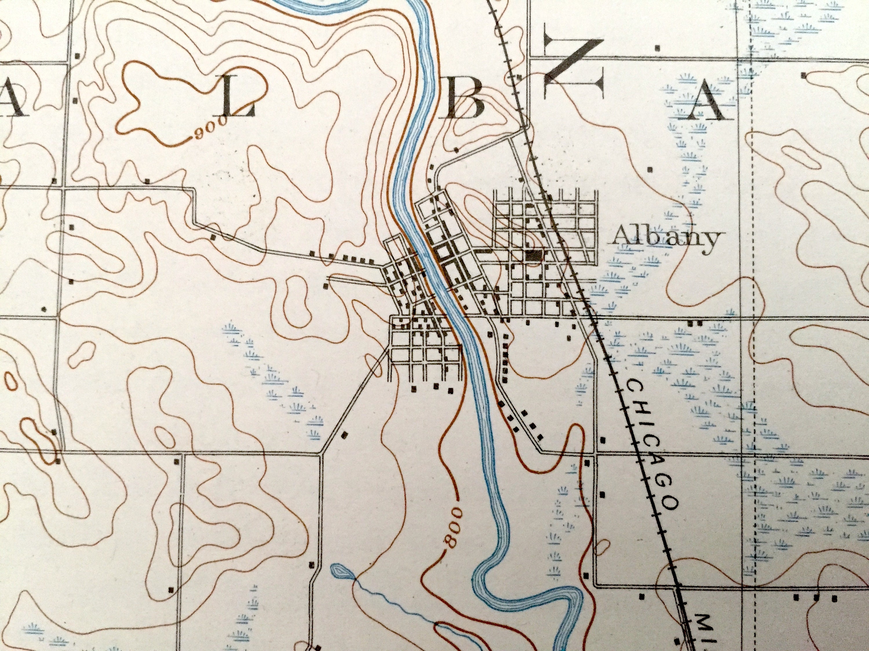 Antique Brodhead Wisconsin 1893 US Geological Survey Etsy UK