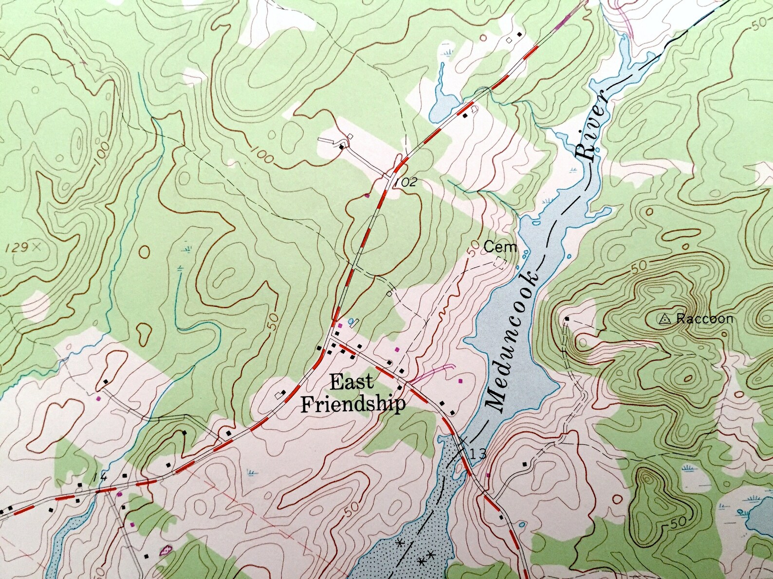 Antique Waldoboro Maine 1965 US Geological Survey Topographic Etsy