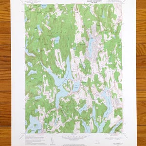 Antique Lake Carmel, New York 1960 US Geological Survey Topographic Map – Putnam County, Kent, Patterson, Southeast, Mahopac, Crafts, NY