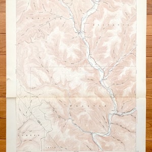 Antique Wharton, Pennsylvania 1950 US Geological Survey Topographic Map - Potter County, Grove, Lumber, Portage, Sylvania, Austin, Costello