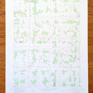 Antike Sullivan, Ohio 1961 US Geologische Übersicht Topographische Karte - Lorain, Ashland, Medina County, Huntington, Spencer, Homer, Homerville OH