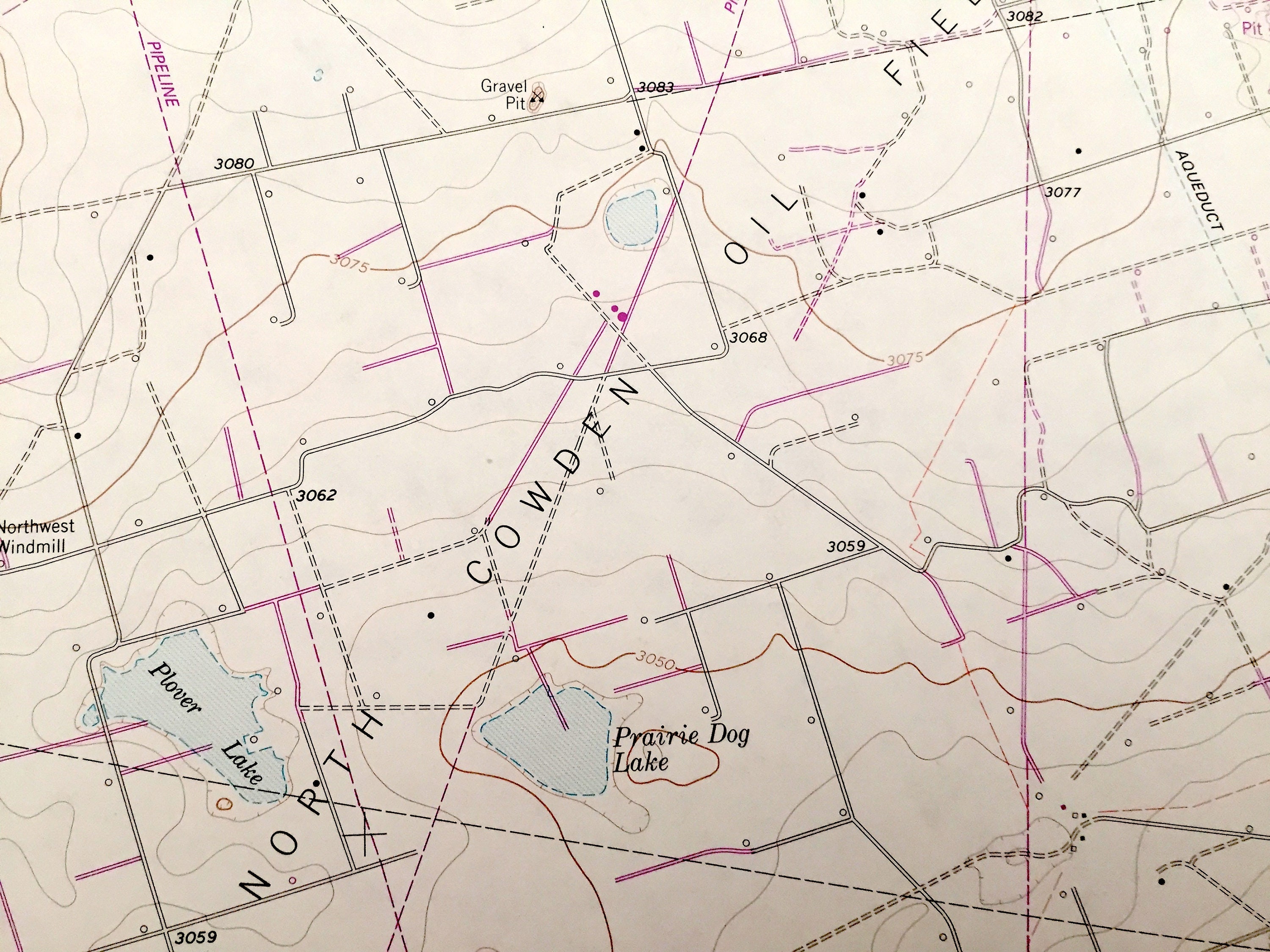 Antique Goldsmith Texas 1965 US Geological Survey Topographic Etsy UK