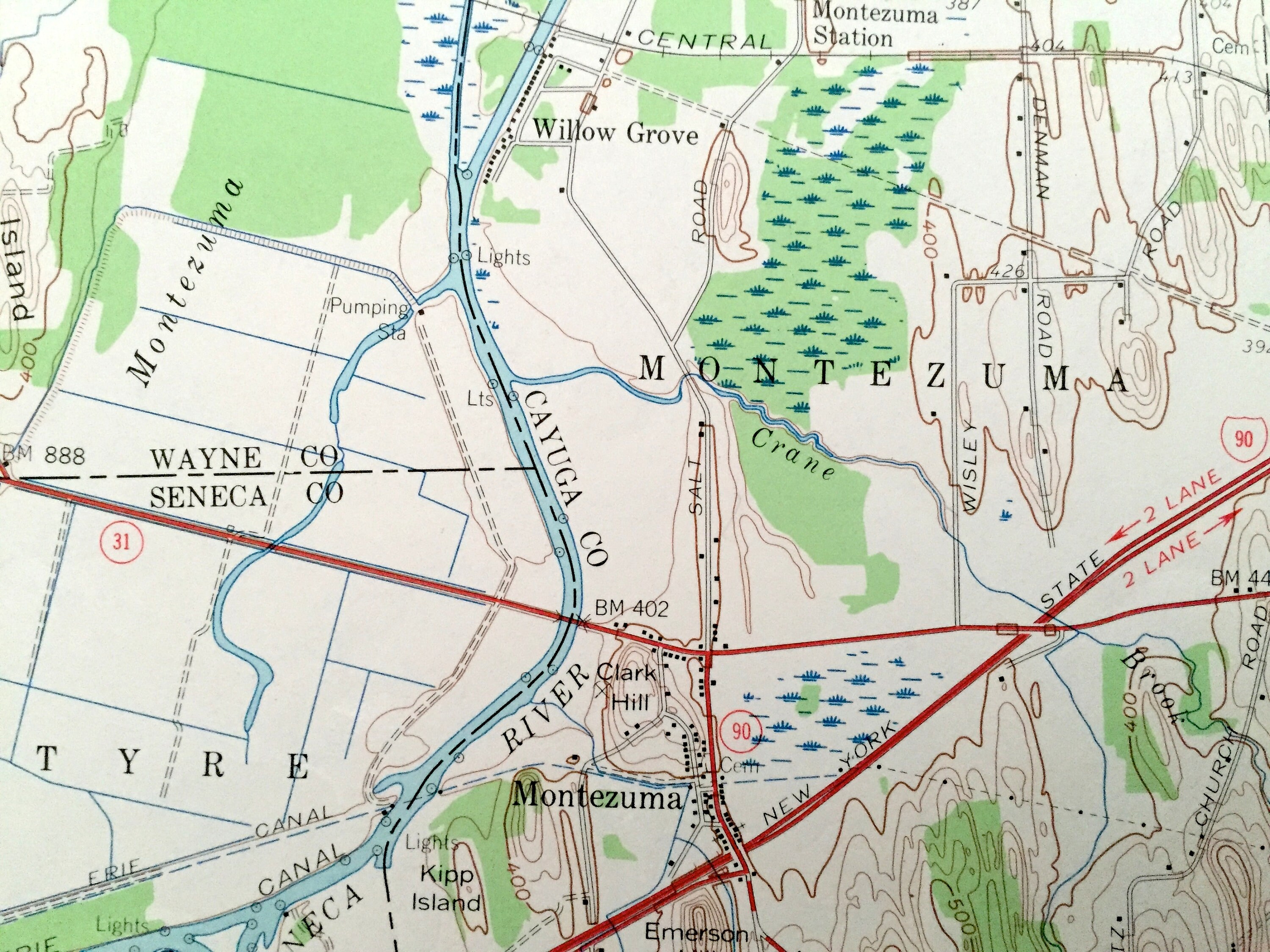 Antique Weedsport New York 1954 US Geological Survey Etsy UK