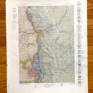 Antique Fort McKinney, Wyoming 1906 US Geological Survey Carte topographique – Johnson County, Hazelton, Buffalo, Bighorn Mountains, Klondike WY