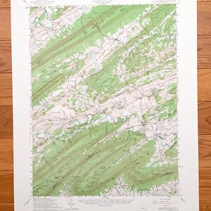 Antique Loysville, Pennsylvania 1952 US Geological Survey Topographic Map – Perry, Juniata, Cumberland County, Landisburg, Ickesburg, PA