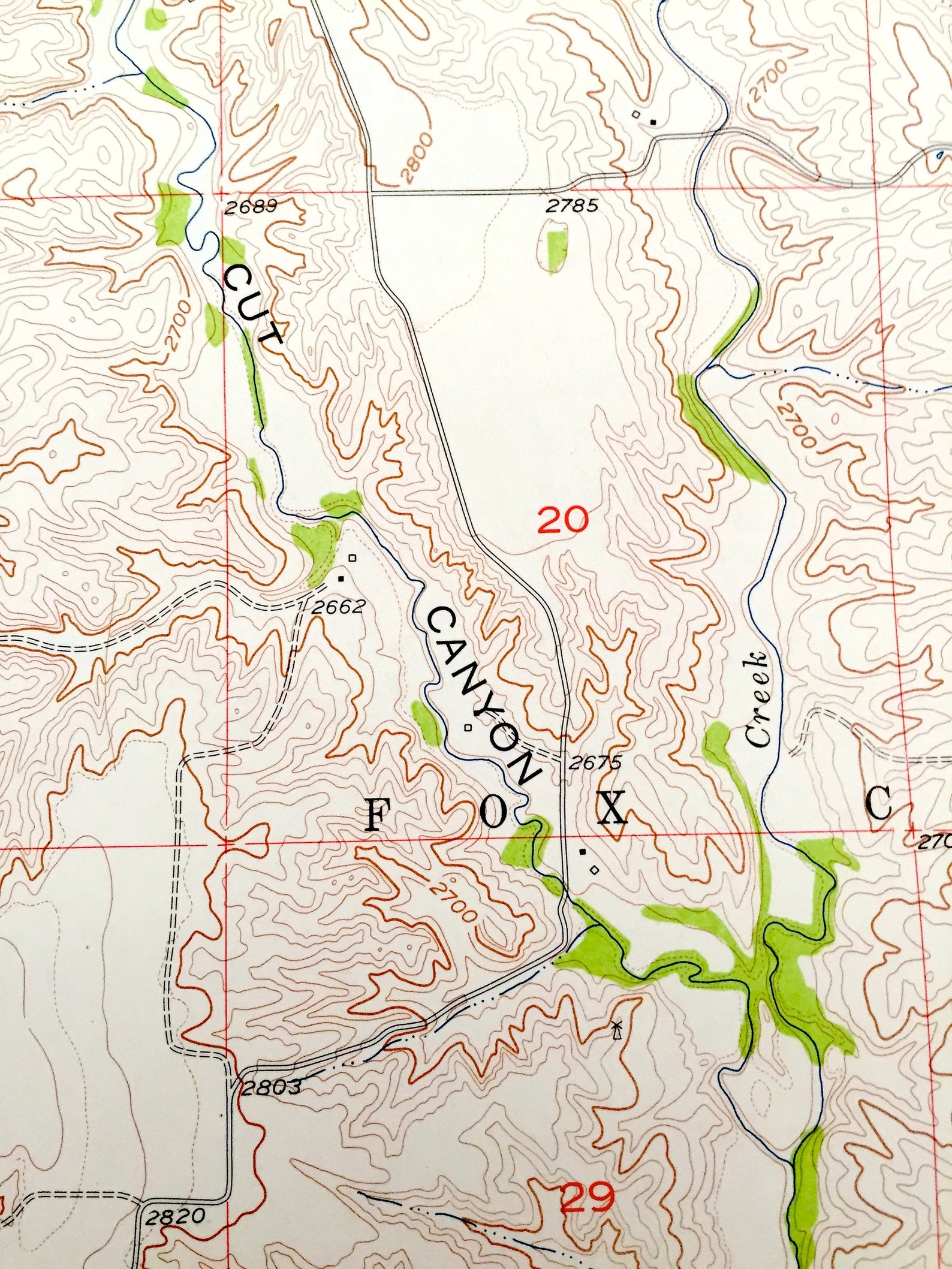 Antique Curtis Nebraska 1956 US Geological Survey Topographic Etsy