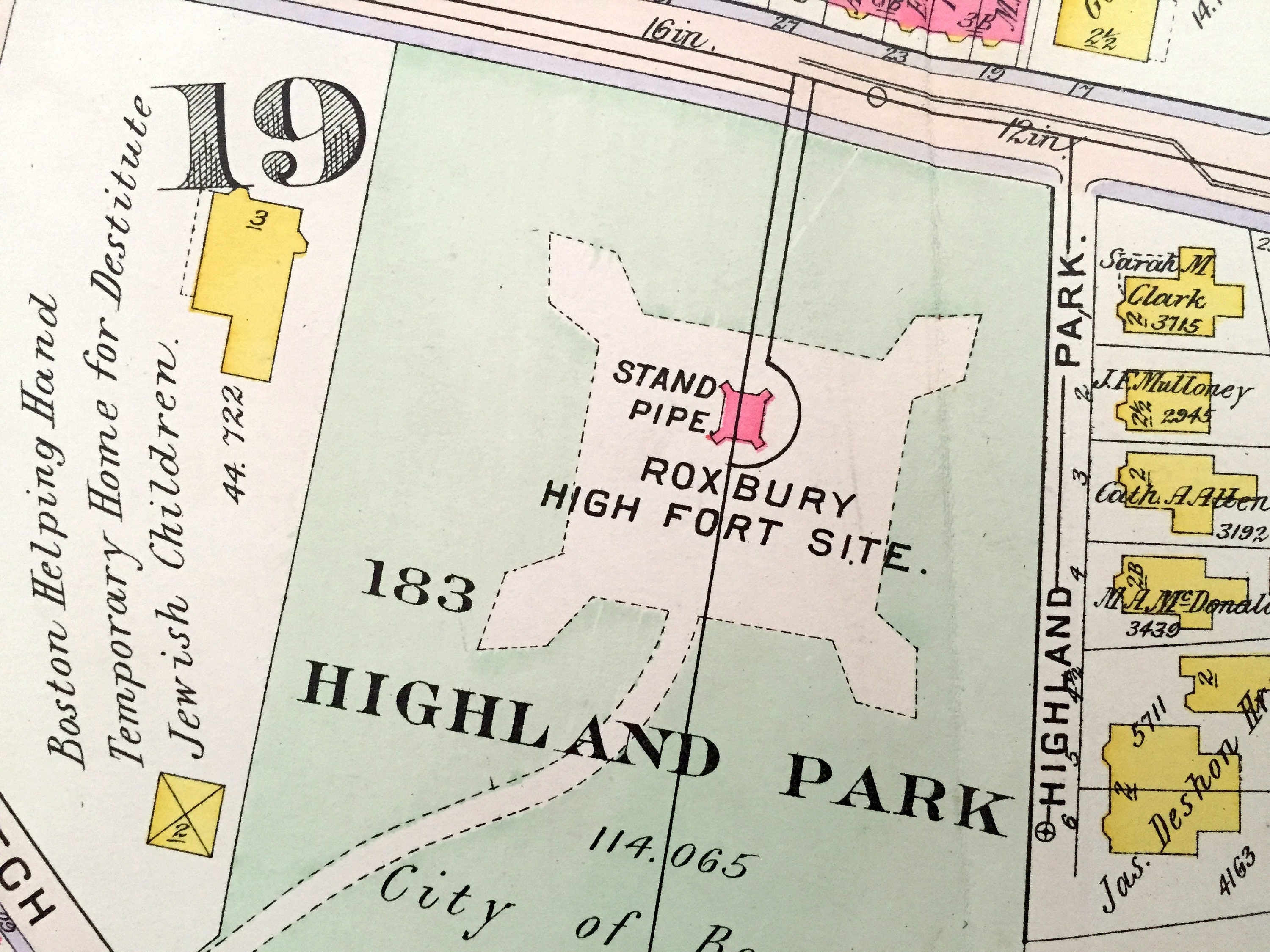Antique 1906 Roxbury Massachusetts Map From GW Bromley Atlas Etsy UK